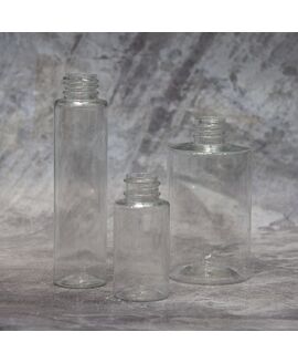Cosmetic transparent plastic bottle Stella 200 ml 24/410