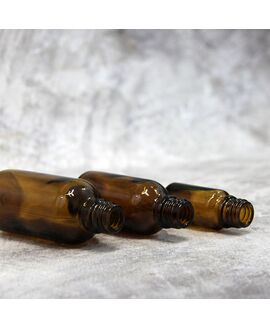 Cosmetic amber glass bottle Clio 100 ml 18/415